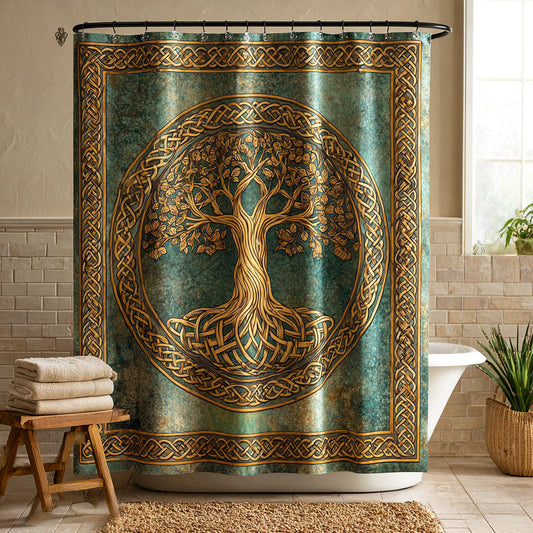 Ancient Tree Life Shower Curtain NCU0NTV883