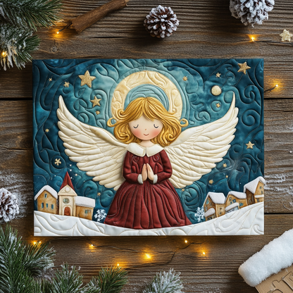 Angel Light Quilted Fabric Postcard NCU0DDK1904