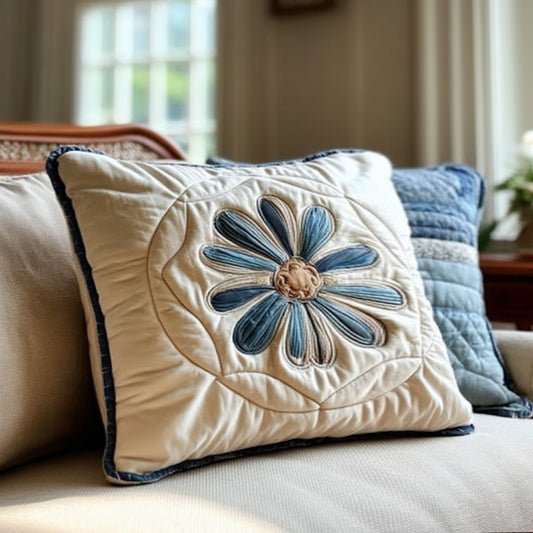 Antique Bloom Quilted Bedding Pillow Case NCU0PTT1462