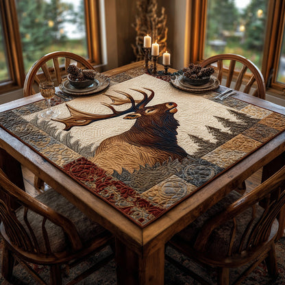 Antler Crest Quilted Table Topper NCU0DV957