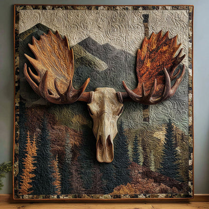 Antler Dreams Quilted Blanket NCU0PTT1677