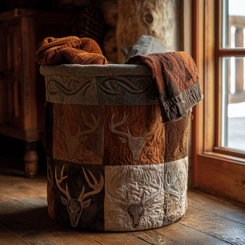 Antler Ghost Quilted Laundry Basket NCU0PTT1877