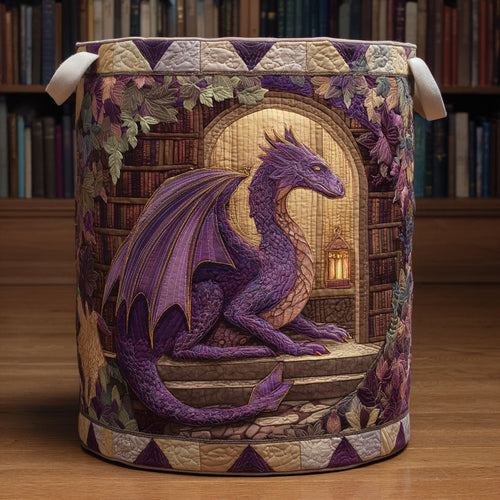 Arcane Wings Quilted Laundry Basket NCU0NTV797