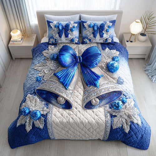 Arctic Bell Carol 3-Piece Quilted Bedding Set NCU0NTD605