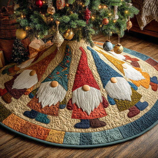 Arctic Giggles Christmas Quilted Tree Skirt NCU0PTT1609