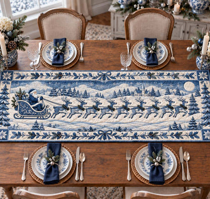 Arctic Sleigh Quilted Table Runner NCU0HNH1284