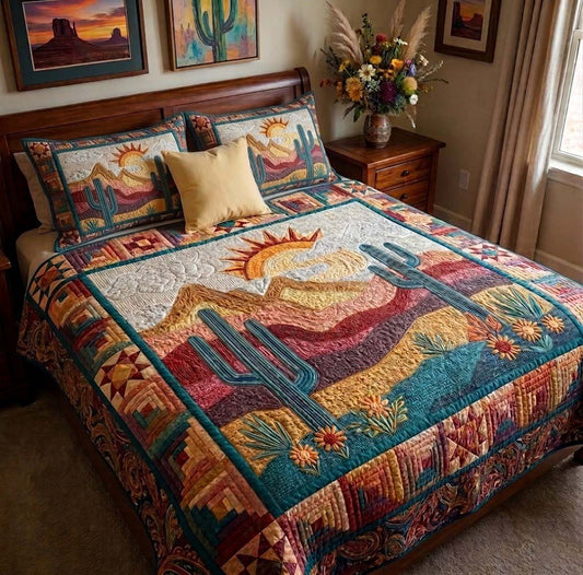 Artisan Canyon Sun Quilted Blanket NCU0DQQ0606