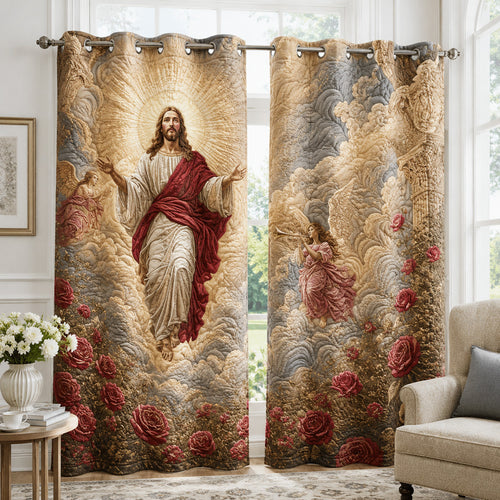 Ascension Trumpet Glory Quilted Curtains NCU0HNH1225