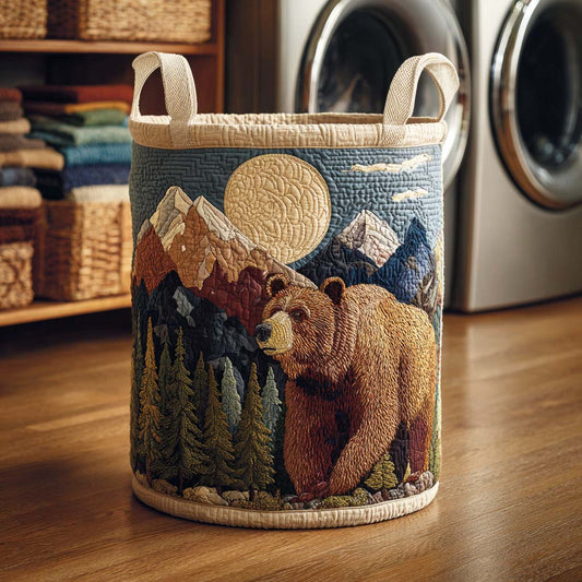 Ashen Claw Quilted Laundry Basket NCU0NTD147