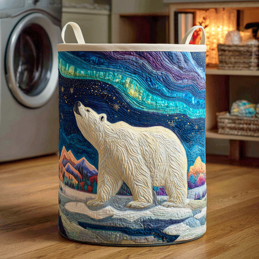 Aurora Bear Spirit Quilted Laundry Basket NCU0NTD518