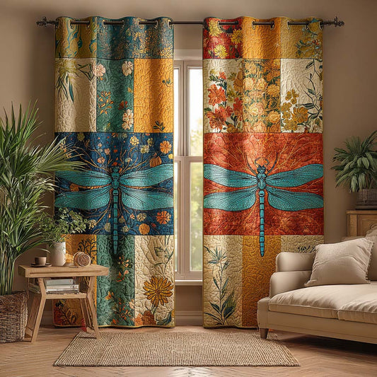 Aurora Glow Elegance Quilted Curtains NCU0NXD862