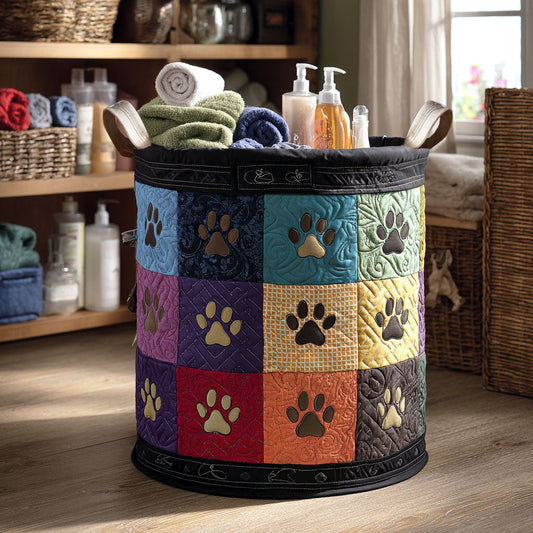 Aurora Pawdreams Quilted Laundry Basket NCU0NTV599