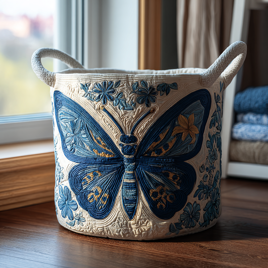 Aurora Wings Quilted Laundry Basket NCU0PVL436