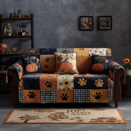 Autumn Acres Quilted Sofa Cover NCU0PTT3203