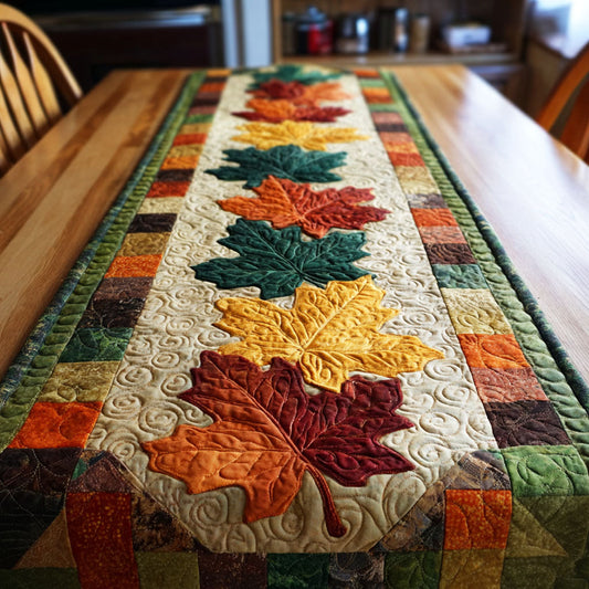 Autumn Breeze Quilted Table Runner NCU0NTV259