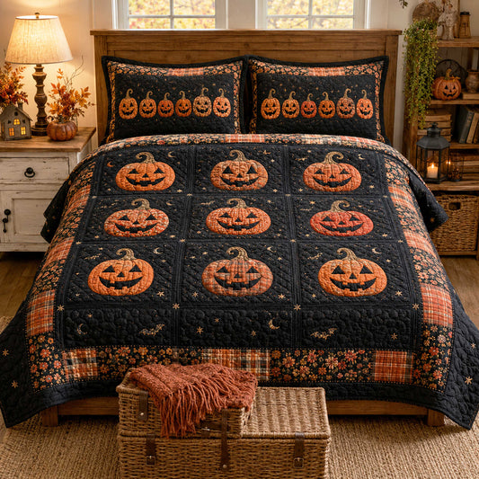 Autumn Charm 3-Piece Quilted Bedding Set NCU0NTD2075