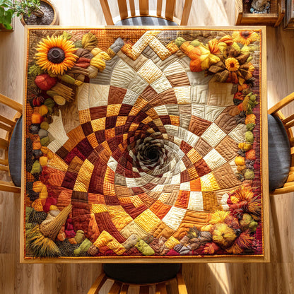 Autumn Charm Quilted Table Topper NCU0NTD341