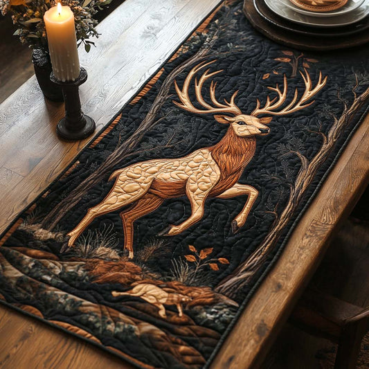 Autumn Chase Quilted Table Runner NCU0NNT1905