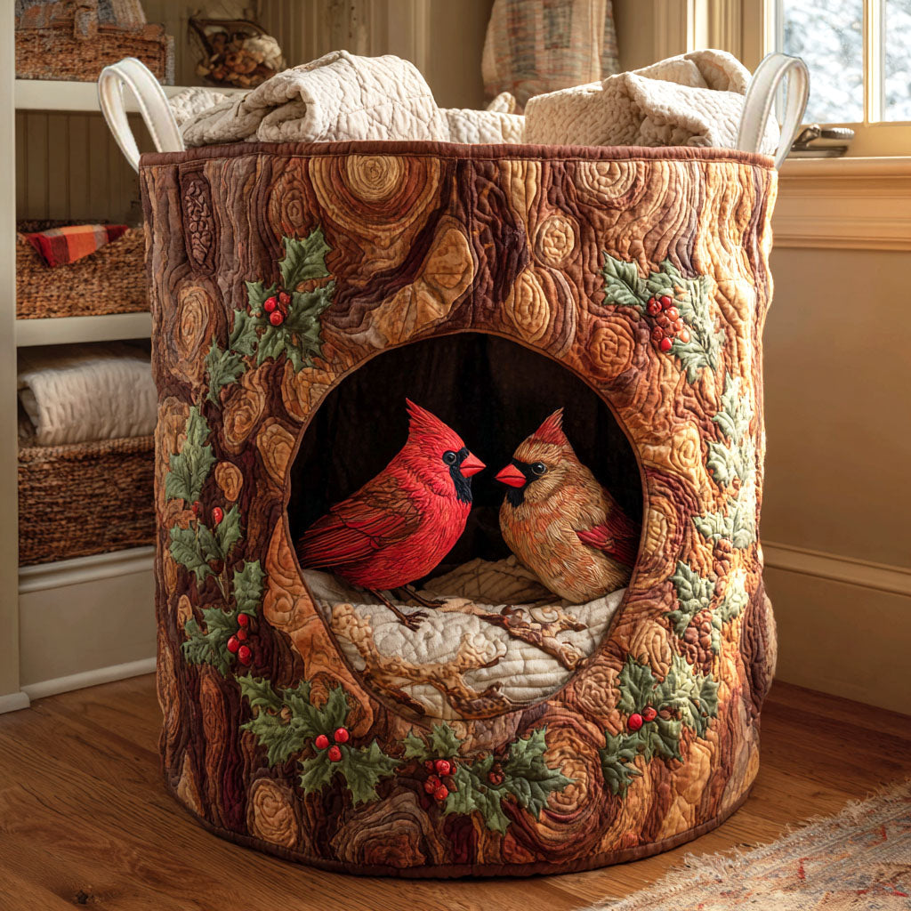 Autumn Chorus Quilted Laundry Basket NCU0NTV670