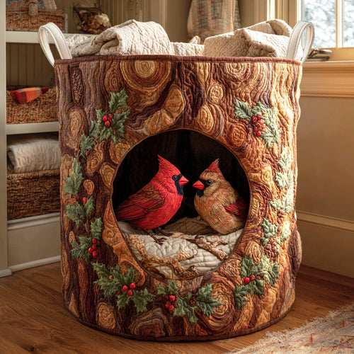 Autumn Chorus Quilted Laundry Basket NCU0NTV670