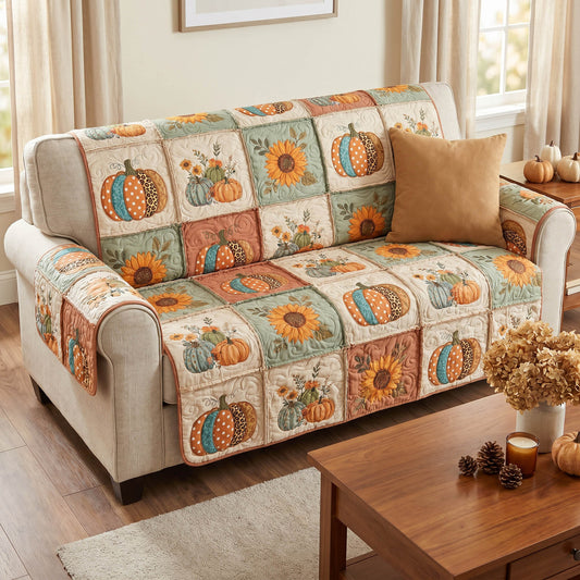 Autumn Cottage Quilted Sofa Cover NCU0NTD2011