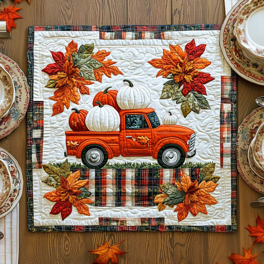Autumn Cozy Charm Quilted Table Topper NCU0NNT1245