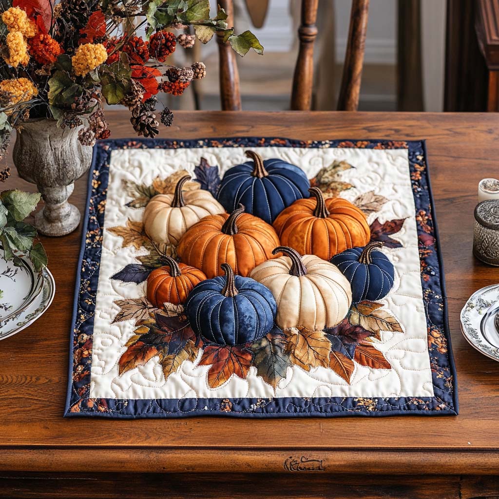 Autumn Cozy Path Quilted Table Topper NCU0NNT1019