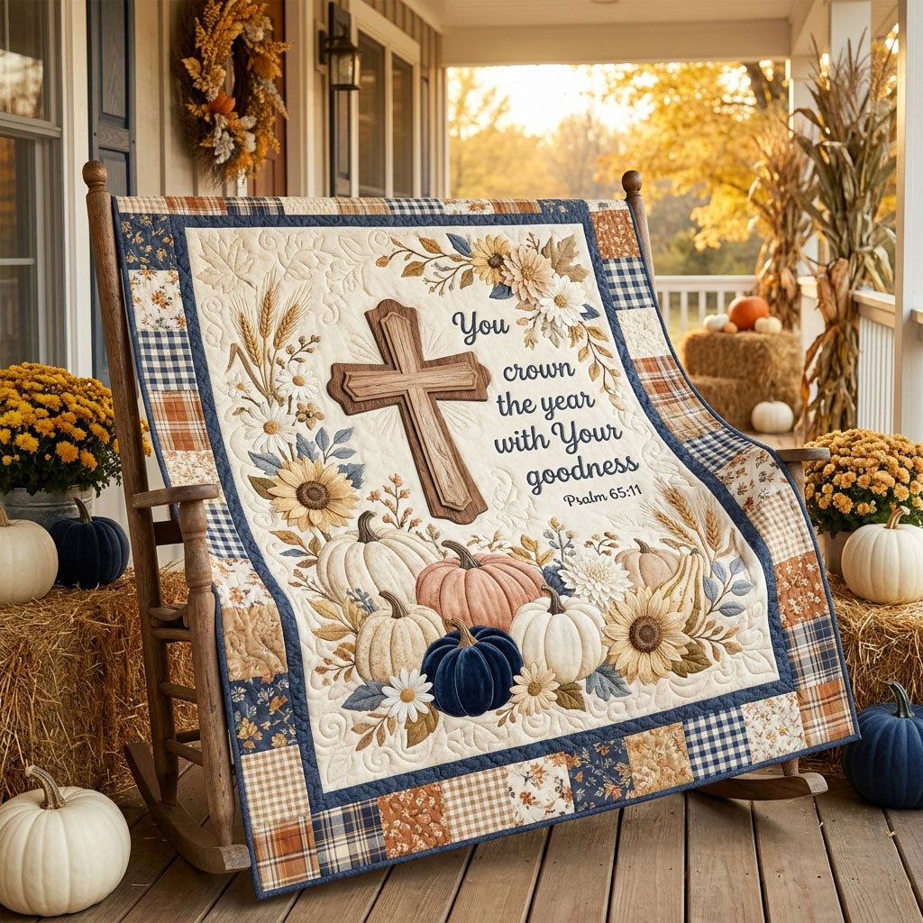 Autumn Crown of Grace Quilted Blanket NCU0PTT3204