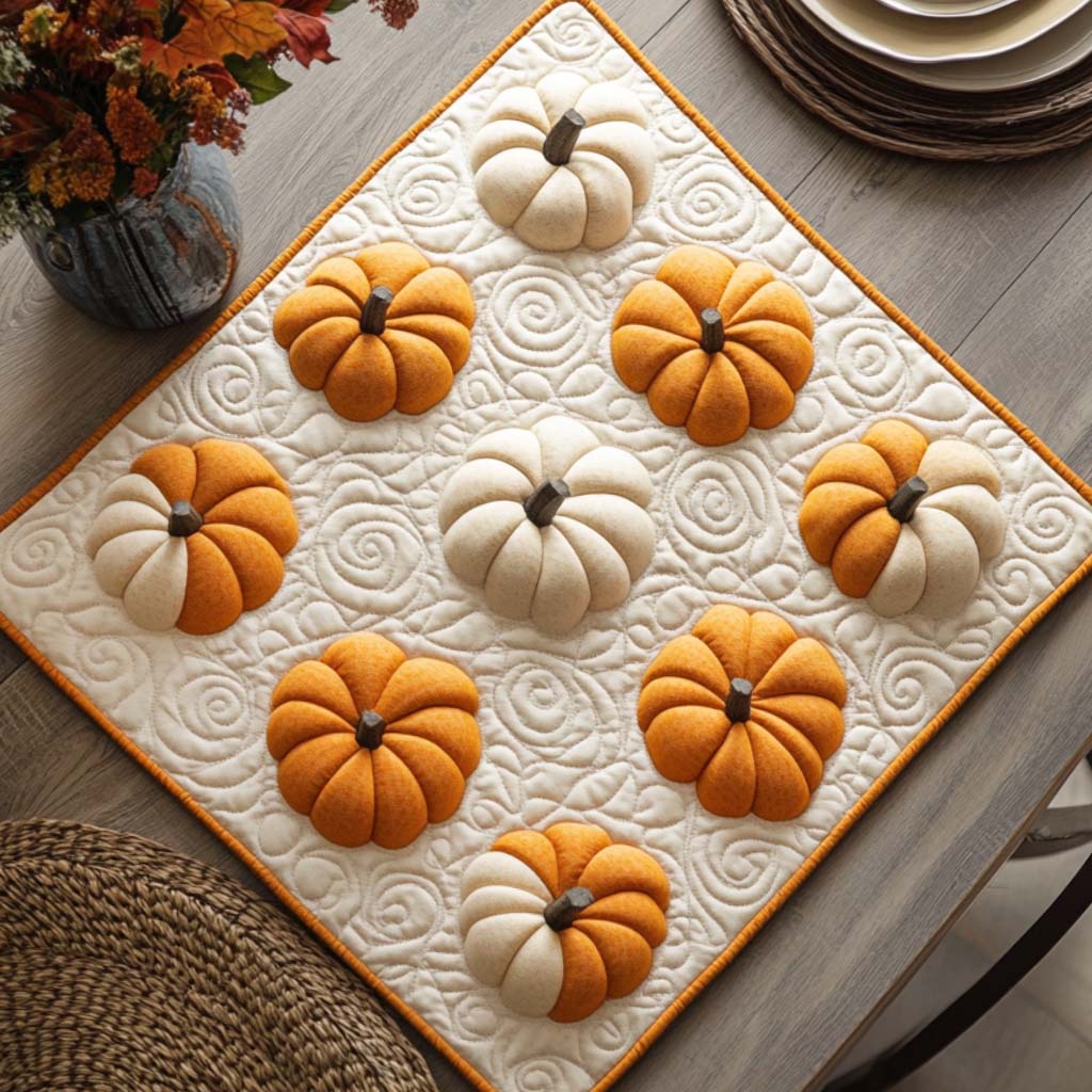 Autumn Dreamscape Quilted Table Topper NCU0NNT1020