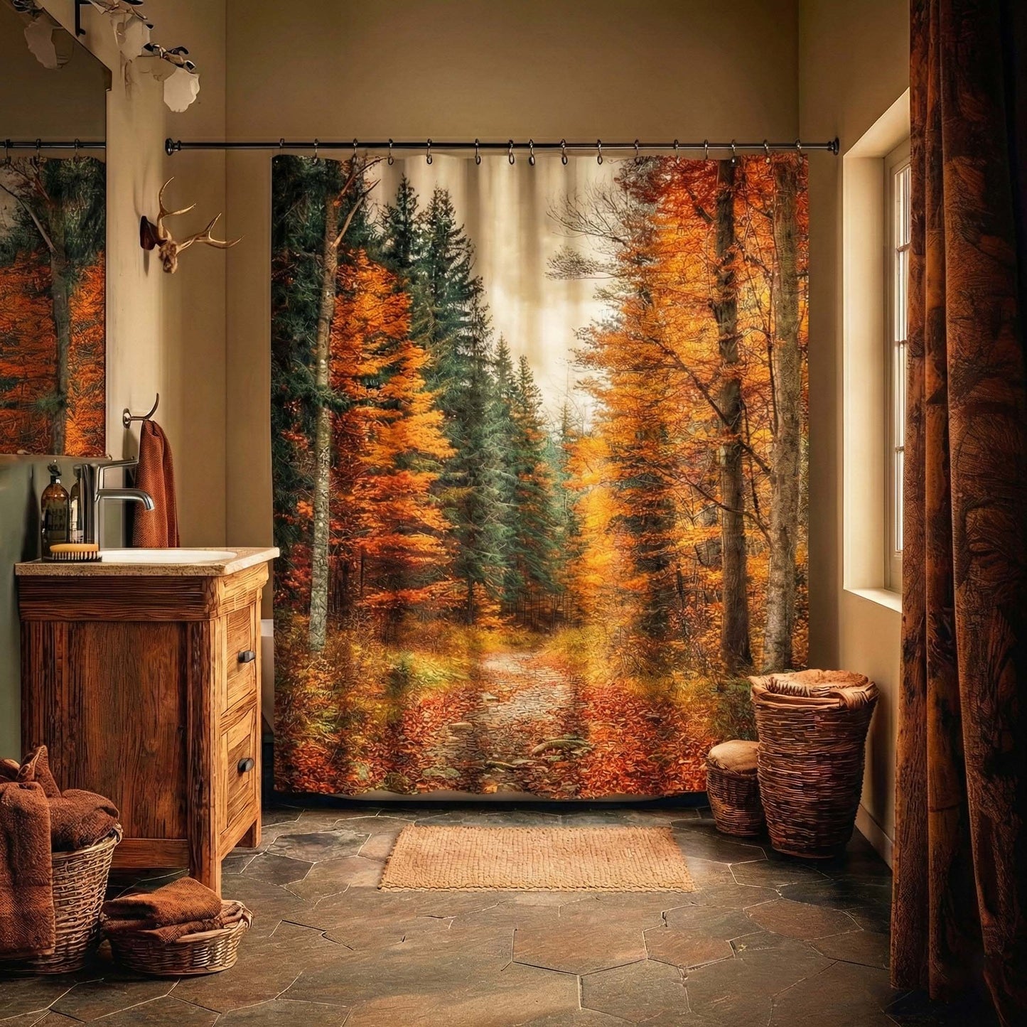 Autumn Forest Shower Curtain NCU0DQQ0203