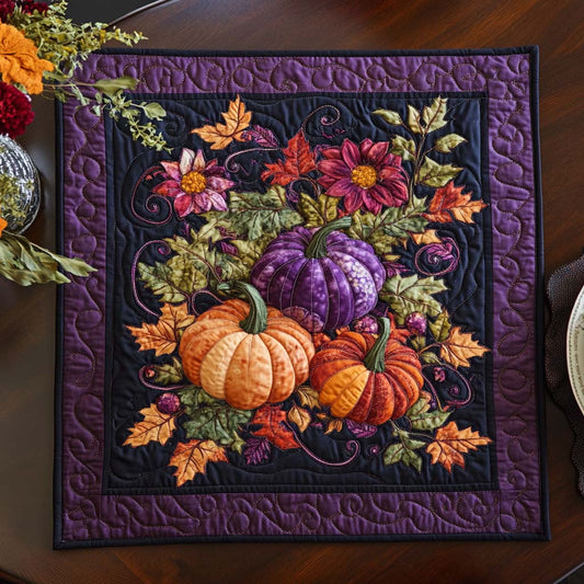Autumn Garden Glow Quilted Table Topper NCU0NNT986