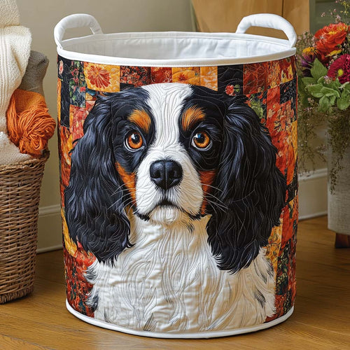 Autumn Gaze Cavalier Quilted Laundry Basket NCU0NXD785