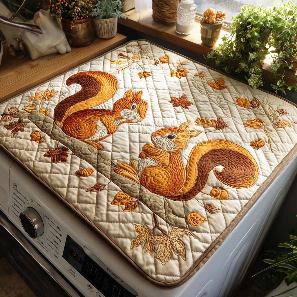 Autumn Glow Quilted Washer and Dryer Cover NCU0NTD112