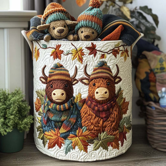 Autumn Highland Quilted Laundry Basket NCU0NNT1357