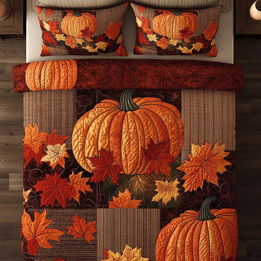 Autumn Homestead Joy 3-Piece Quilted Bedding Set NCU0NNT926