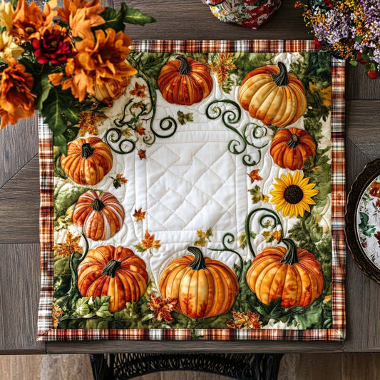 Autumn Melody Quilted Table Topper NCU0NNT1038