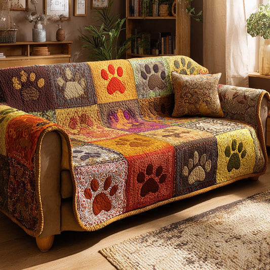 Autumn Patch Quilted Sofa Cover NCU0NXD1297