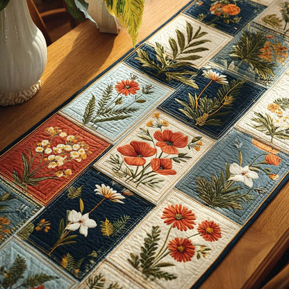 Autumn Patchwork Quilted Table Runner NCU0DQQ0571