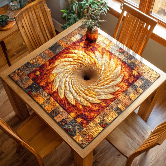 Autumn Path Quilted Table Topper NCU0NTD336