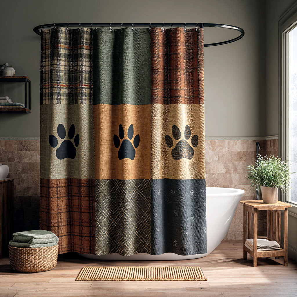 Autumn Paw Shower Curtain NCU0NTV875