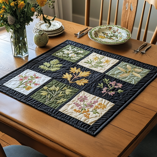 Autumn Petal Quilted Table Topper NCU0DDK507