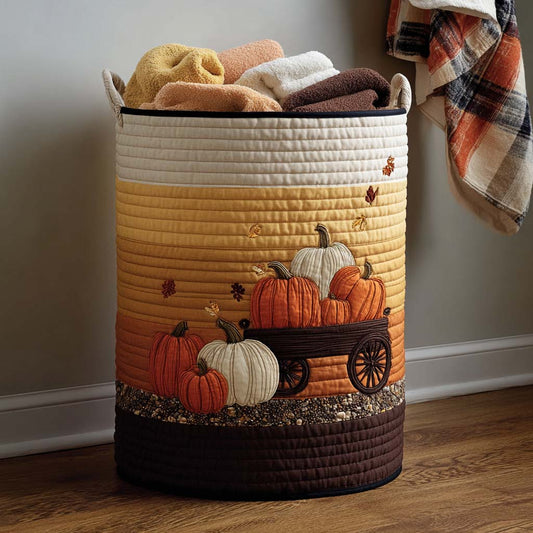 Autumn Pile Quilted Laundry Basket NCU0NXD023