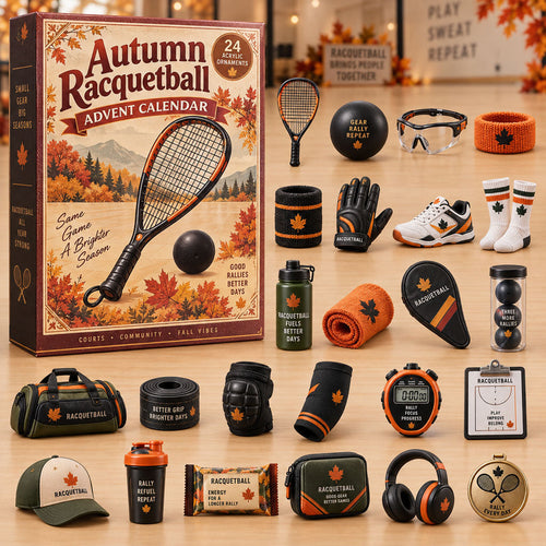 FALL KICKOFF 40% OFF - Autumn Racquetball Advent Calendar 2026 - 24-Day Festive Countdown, Acrylic Charms Blind Box - Gift For Racquetball Players AC0NT336