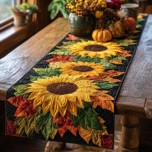 Autumn Radiance Quilted Table Runner NCU0NTV251