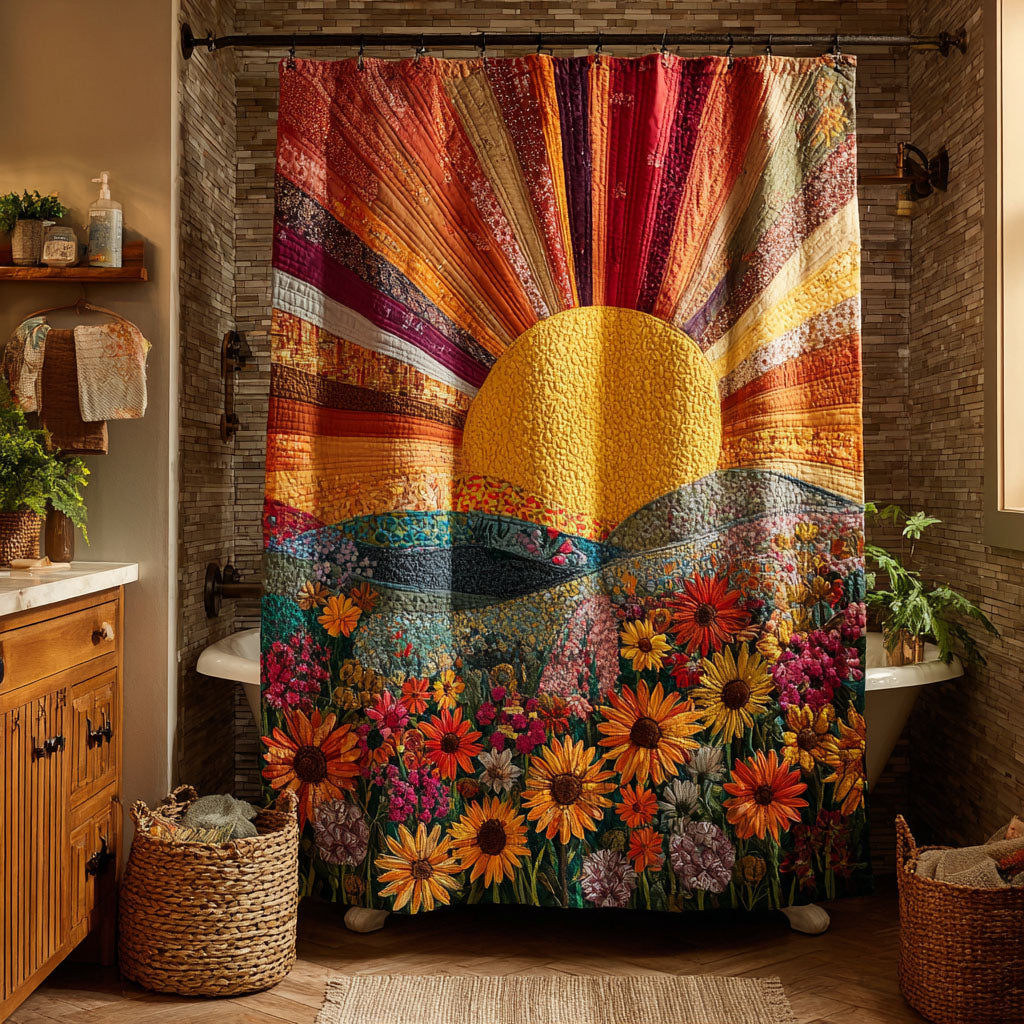 Autumn Rays Shower Curtain NCU0DDK2388
