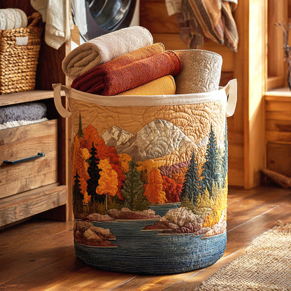 Autumn River Quilted Laundry Basket NCU0NTV311