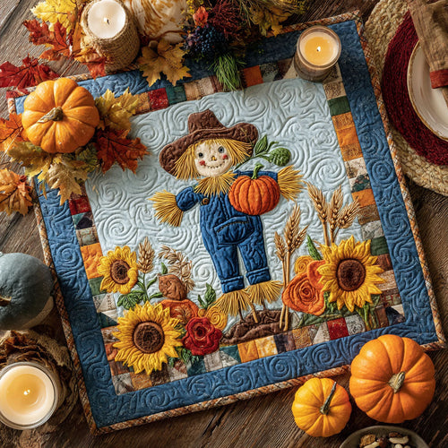 Autumn Smile Quilted Table Topper NCU0NTV270