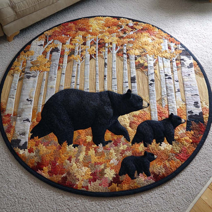 Autumn Stroll Quilted Round Mat NCU0NNT2091