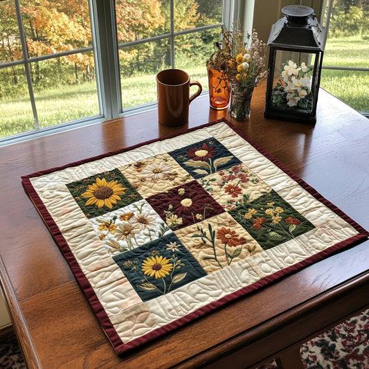 Autumn Sun Quilted Table Topper NCU0DV628