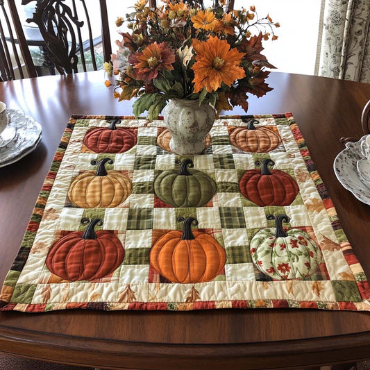 Autumn Whispering Leaves Quilted Table Topper NCU0NNT1023